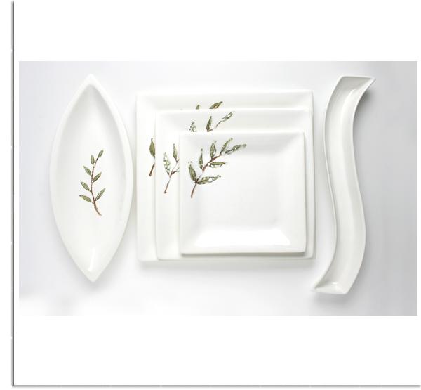 Zeytin Dekorlu Yemek Takımı